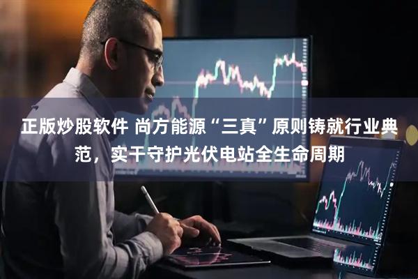 正版炒股软件 尚方能源“三真”原则铸就行业典范，实干守护光伏电站全生命周期